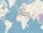Harta coronavirus la 6 martie 2020